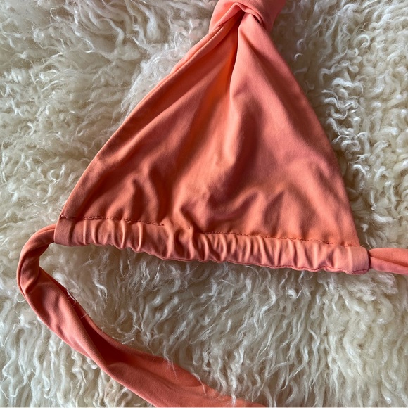 STONE FOX SWIM Isobel Top SIZE MEDIUM Coral Orange - Picture 3 of 5